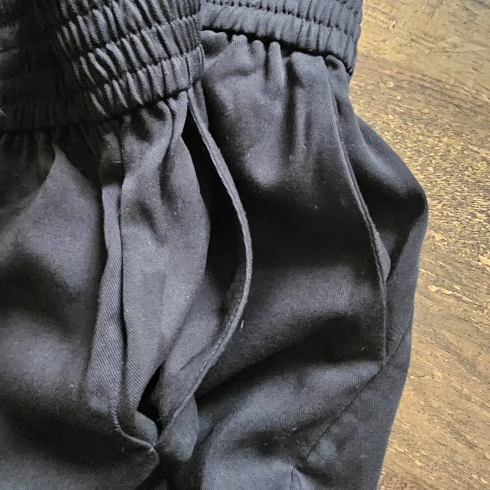 Aritzia Sunday Best Wide Leg Flowy Crop Pants, S, Black - Picture 5 of 9